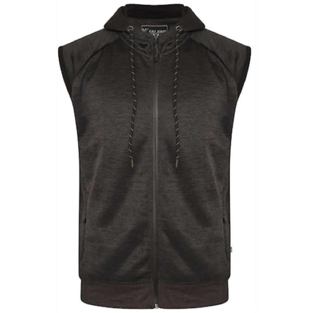 Big Dude KAM Active Performance Sleeveless Hoody Charcoal 7XLT NWT in‎ packaging